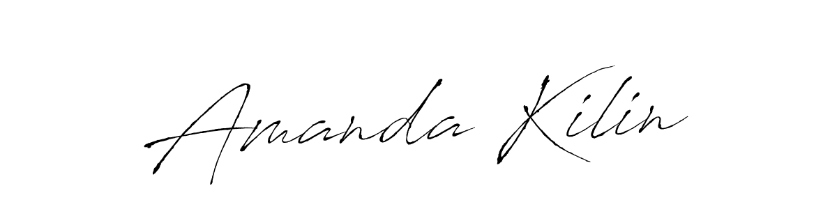 Design your own signature with our free online signature maker. With this signature software, you can create a handwritten (Antro_Vectra) signature for name Amanda Kilin. Amanda Kilin signature style 6 images and pictures png