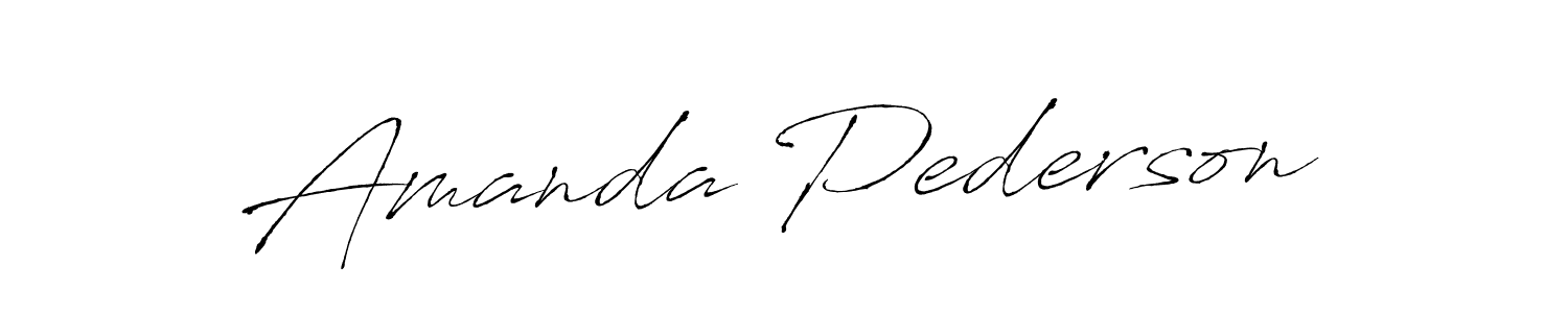 Similarly Antro_Vectra is the best handwritten signature design. Signature creator online .You can use it as an online autograph creator for name Amanda Pederson. Amanda Pederson signature style 6 images and pictures png