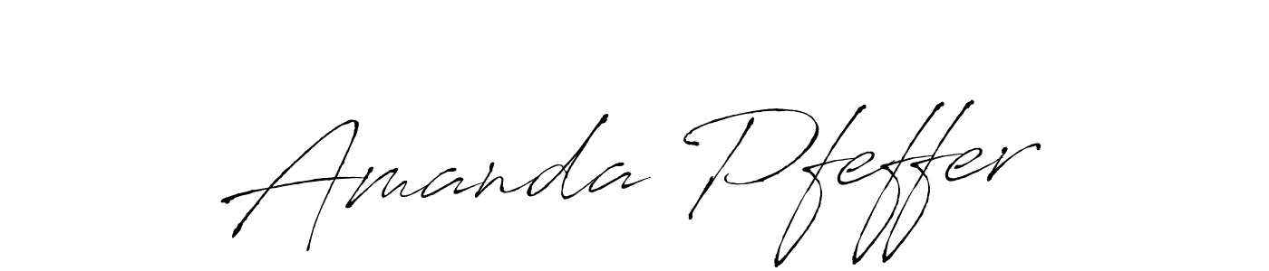 Amanda Pfeffer stylish signature style. Best Handwritten Sign (Antro_Vectra) for my name. Handwritten Signature Collection Ideas for my name Amanda Pfeffer. Amanda Pfeffer signature style 6 images and pictures png