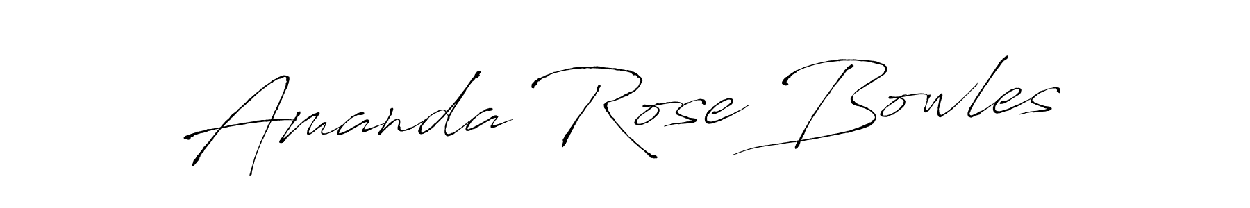 Make a beautiful signature design for name Amanda Rose Bowles. With this signature (Antro_Vectra) style, you can create a handwritten signature for free. Amanda Rose Bowles signature style 6 images and pictures png