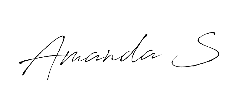 You can use this online signature creator to create a handwritten signature for the name Amanda S. This is the best online autograph maker. Amanda S signature style 6 images and pictures png