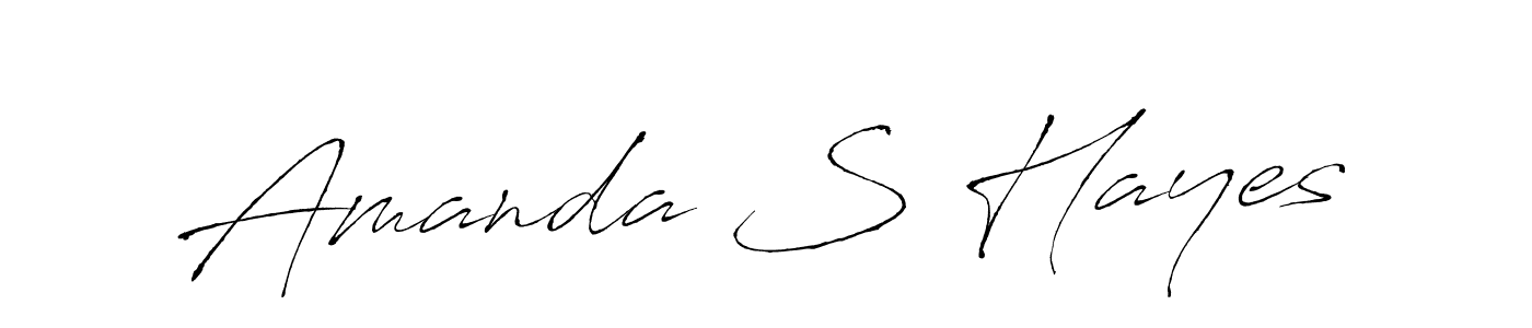 Make a short Amanda S Hayes signature style. Manage your documents anywhere anytime using Antro_Vectra. Create and add eSignatures, submit forms, share and send files easily. Amanda S Hayes signature style 6 images and pictures png