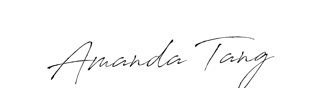 Amanda Tang stylish signature style. Best Handwritten Sign (Antro_Vectra) for my name. Handwritten Signature Collection Ideas for my name Amanda Tang. Amanda Tang signature style 6 images and pictures png