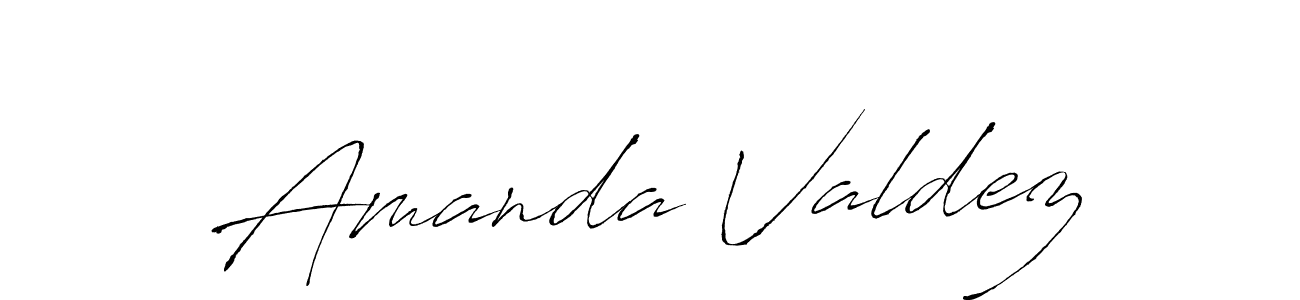 Make a beautiful signature design for name Amanda Valdez. With this signature (Antro_Vectra) style, you can create a handwritten signature for free. Amanda Valdez signature style 6 images and pictures png