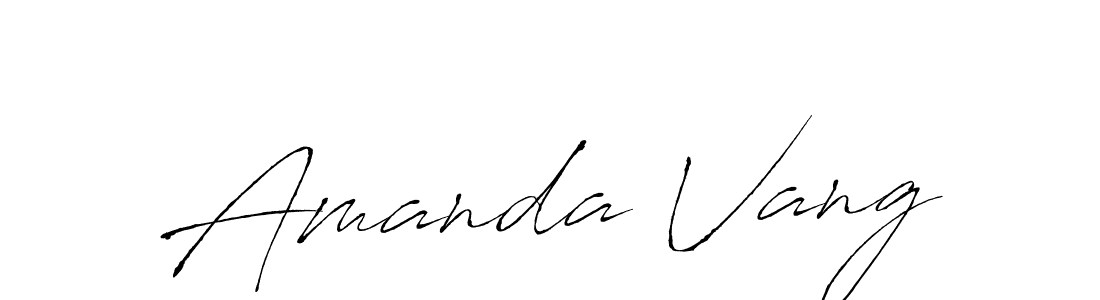 How to make Amanda Vang signature? Antro_Vectra is a professional autograph style. Create handwritten signature for Amanda Vang name. Amanda Vang signature style 6 images and pictures png