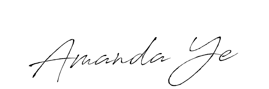 Also we have Amanda Ye name is the best signature style. Create professional handwritten signature collection using Antro_Vectra autograph style. Amanda Ye signature style 6 images and pictures png