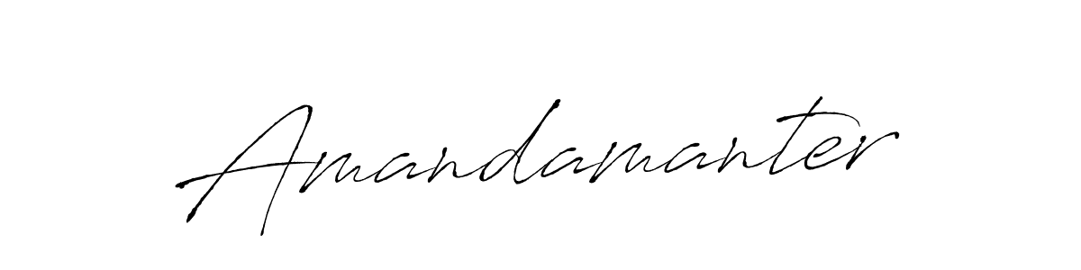 You can use this online signature creator to create a handwritten signature for the name Amandamanter. This is the best online autograph maker. Amandamanter signature style 6 images and pictures png