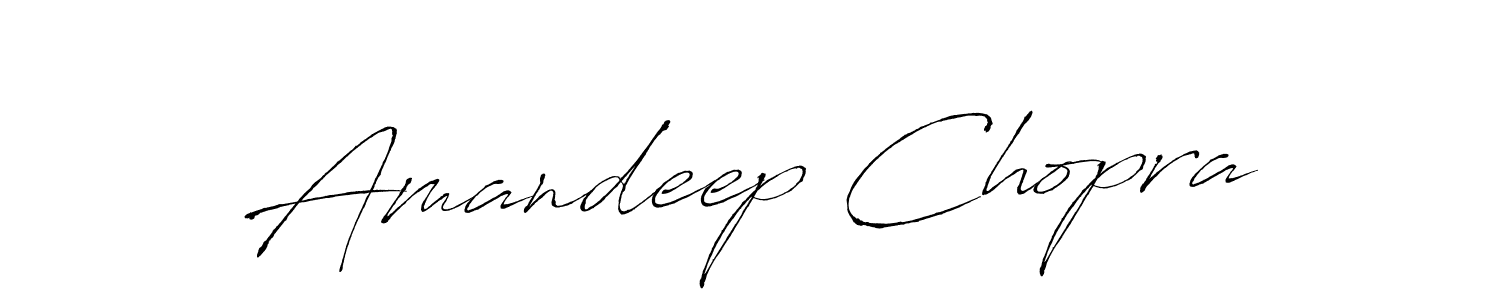 Create a beautiful signature design for name Amandeep Chopra. With this signature (Antro_Vectra) fonts, you can make a handwritten signature for free. Amandeep Chopra signature style 6 images and pictures png