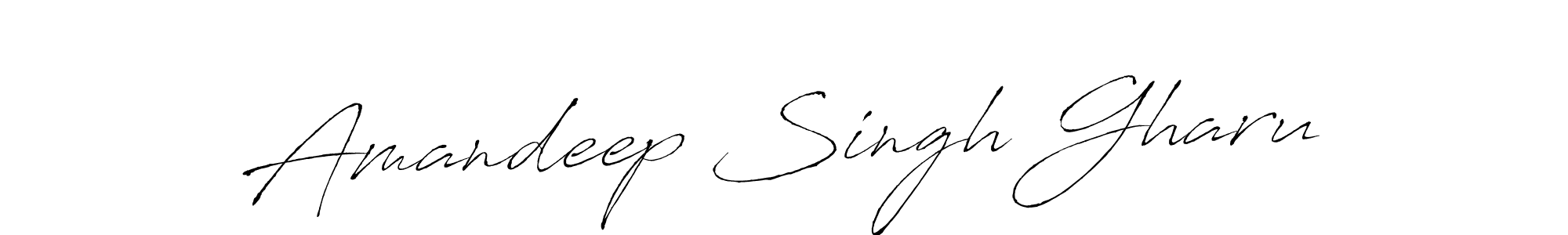 Amandeep Singh Gharu stylish signature style. Best Handwritten Sign (Antro_Vectra) for my name. Handwritten Signature Collection Ideas for my name Amandeep Singh Gharu. Amandeep Singh Gharu signature style 6 images and pictures png