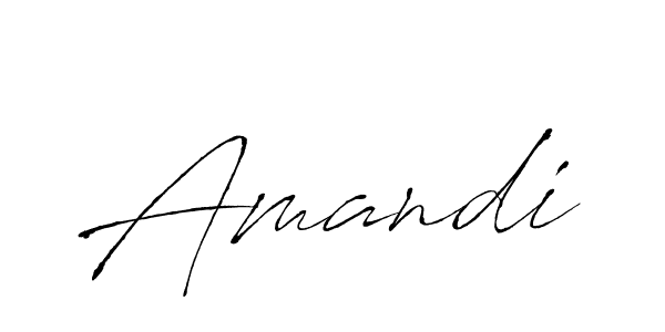 Use a signature maker to create a handwritten signature online. With this signature software, you can design (Antro_Vectra) your own signature for name Amandi. Amandi signature style 6 images and pictures png