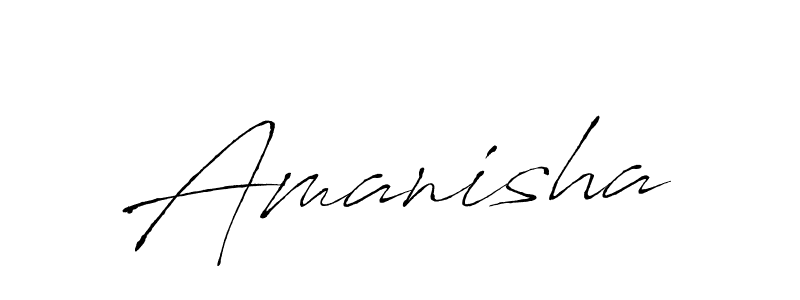 The best way (Antro_Vectra) to make a short signature is to pick only two or three words in your name. The name Amanisha include a total of six letters. For converting this name. Amanisha signature style 6 images and pictures png