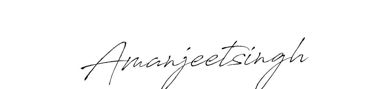 Use a signature maker to create a handwritten signature online. With this signature software, you can design (Antro_Vectra) your own signature for name Amanjeetsingh. Amanjeetsingh signature style 6 images and pictures png