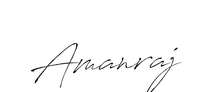 Use a signature maker to create a handwritten signature online. With this signature software, you can design (Antro_Vectra) your own signature for name Amanraj. Amanraj signature style 6 images and pictures png