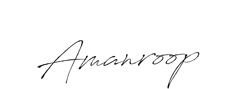 Use a signature maker to create a handwritten signature online. With this signature software, you can design (Antro_Vectra) your own signature for name Amanroop. Amanroop signature style 6 images and pictures png