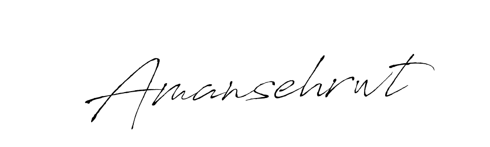 It looks lik you need a new signature style for name Amansehrwt. Design unique handwritten (Antro_Vectra) signature with our free signature maker in just a few clicks. Amansehrwt signature style 6 images and pictures png