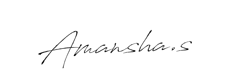 Once you've used our free online signature maker to create your best signature Antro_Vectra style, it's time to enjoy all of the benefits that Amansha.s name signing documents. Amansha.s signature style 6 images and pictures png