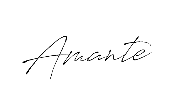 Use a signature maker to create a handwritten signature online. With this signature software, you can design (Antro_Vectra) your own signature for name Amante. Amante signature style 6 images and pictures png