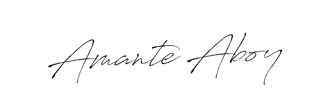 Make a beautiful signature design for name Amante Aboy. Use this online signature maker to create a handwritten signature for free. Amante Aboy signature style 6 images and pictures png