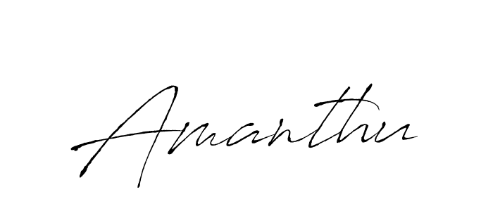 Also we have Amanthu name is the best signature style. Create professional handwritten signature collection using Antro_Vectra autograph style. Amanthu signature style 6 images and pictures png