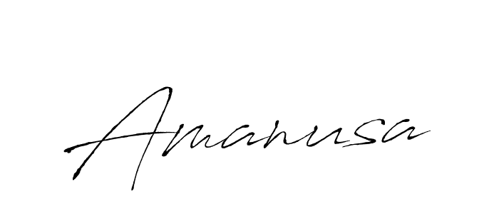 How to make Amanusa signature? Antro_Vectra is a professional autograph style. Create handwritten signature for Amanusa name. Amanusa signature style 6 images and pictures png