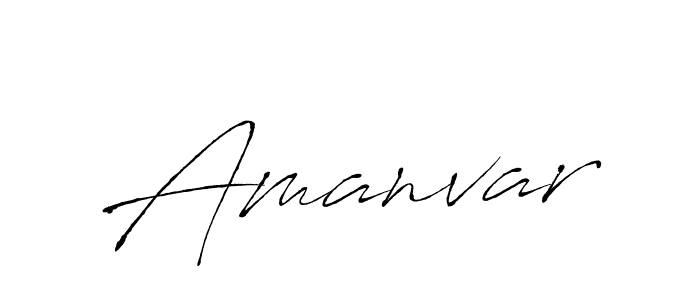 Make a beautiful signature design for name Amanvar. With this signature (Antro_Vectra) style, you can create a handwritten signature for free. Amanvar signature style 6 images and pictures png