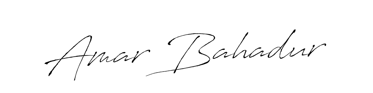 Design your own signature with our free online signature maker. With this signature software, you can create a handwritten (Antro_Vectra) signature for name Amar Bahadur. Amar Bahadur signature style 6 images and pictures png