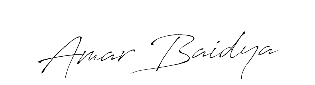 How to make Amar Baidya signature? Antro_Vectra is a professional autograph style. Create handwritten signature for Amar Baidya name. Amar Baidya signature style 6 images and pictures png