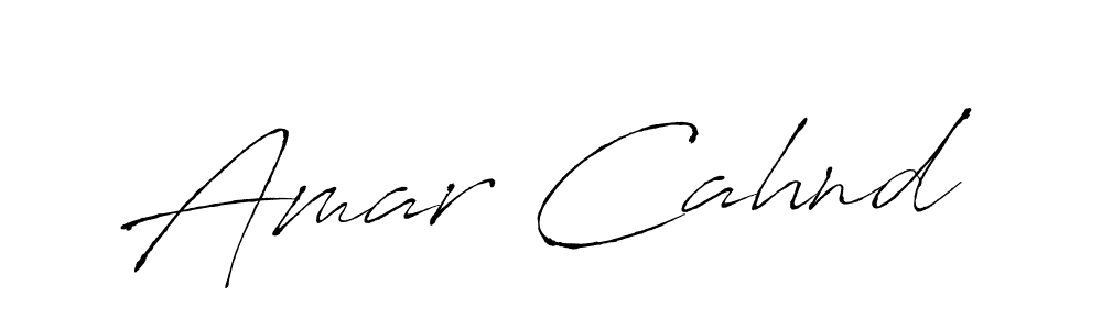 Create a beautiful signature design for name Amar Cahnd. With this signature (Antro_Vectra) fonts, you can make a handwritten signature for free. Amar Cahnd signature style 6 images and pictures png