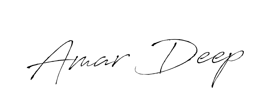 Also we have Amar Deep name is the best signature style. Create professional handwritten signature collection using Antro_Vectra autograph style. Amar Deep signature style 6 images and pictures png