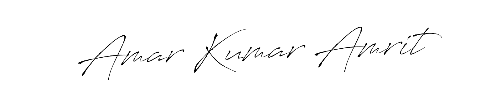 Use a signature maker to create a handwritten signature online. With this signature software, you can design (Antro_Vectra) your own signature for name Amar Kumar Amrit. Amar Kumar Amrit signature style 6 images and pictures png