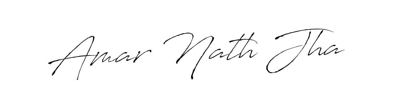 Create a beautiful signature design for name Amar Nath Jha. With this signature (Antro_Vectra) fonts, you can make a handwritten signature for free. Amar Nath Jha signature style 6 images and pictures png