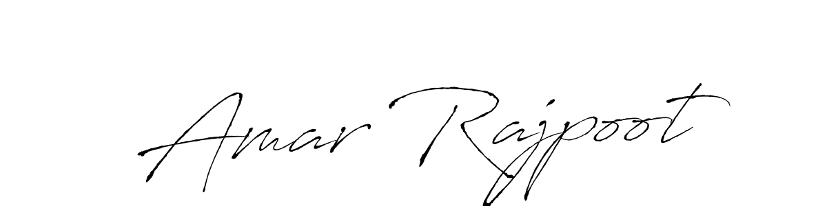 Design your own signature with our free online signature maker. With this signature software, you can create a handwritten (Antro_Vectra) signature for name Amar Rajpoot. Amar Rajpoot signature style 6 images and pictures png