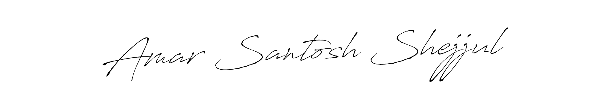 Make a short Amar Santosh Shejjul signature style. Manage your documents anywhere anytime using Antro_Vectra. Create and add eSignatures, submit forms, share and send files easily. Amar Santosh Shejjul signature style 6 images and pictures png