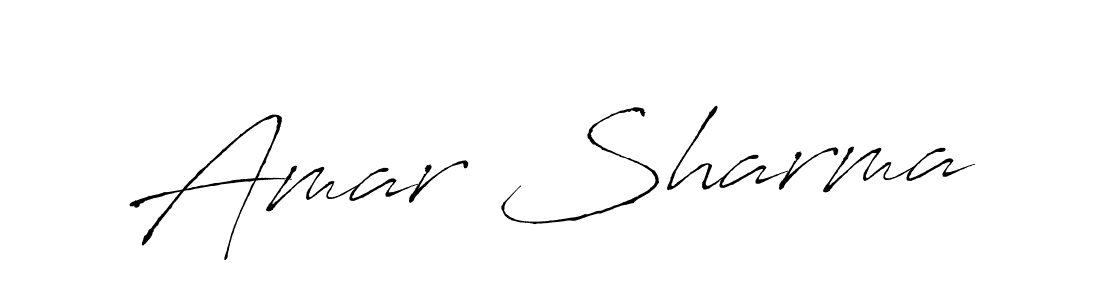 Design your own signature with our free online signature maker. With this signature software, you can create a handwritten (Antro_Vectra) signature for name Amar Sharma. Amar Sharma signature style 6 images and pictures png