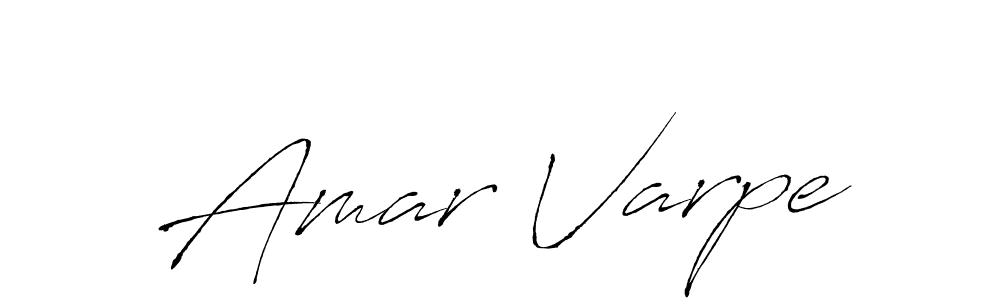 Also we have Amar Varpe name is the best signature style. Create professional handwritten signature collection using Antro_Vectra autograph style. Amar Varpe signature style 6 images and pictures png