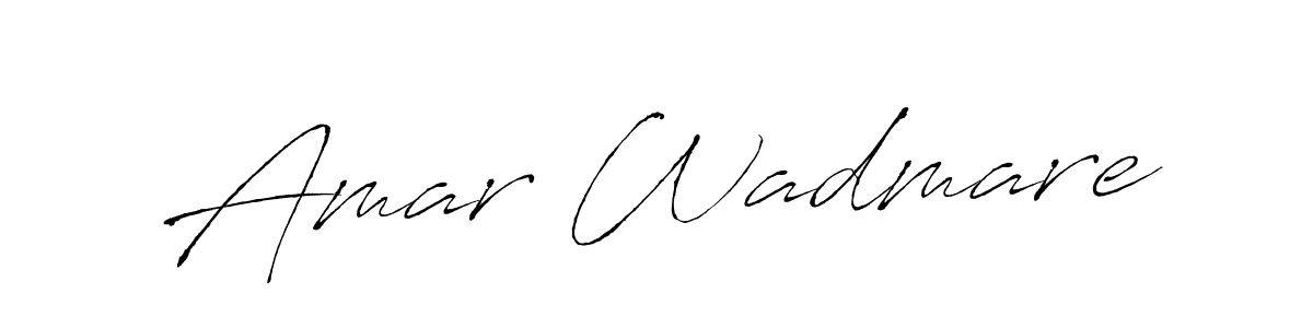 Use a signature maker to create a handwritten signature online. With this signature software, you can design (Antro_Vectra) your own signature for name Amar Wadmare. Amar Wadmare signature style 6 images and pictures png
