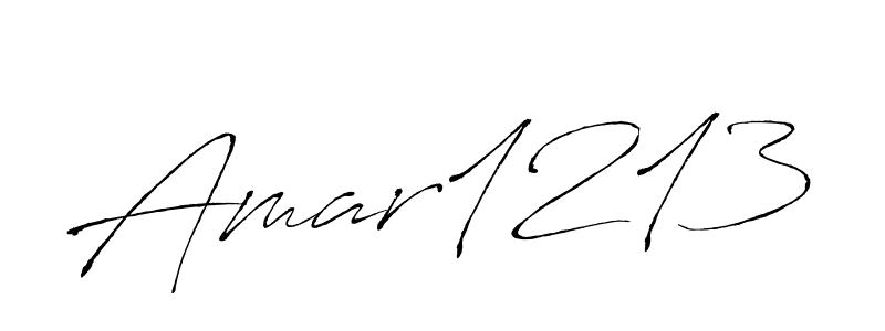 Design your own signature with our free online signature maker. With this signature software, you can create a handwritten (Antro_Vectra) signature for name Amar1213. Amar1213 signature style 6 images and pictures png