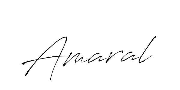 Design your own signature with our free online signature maker. With this signature software, you can create a handwritten (Antro_Vectra) signature for name Amaral. Amaral signature style 6 images and pictures png