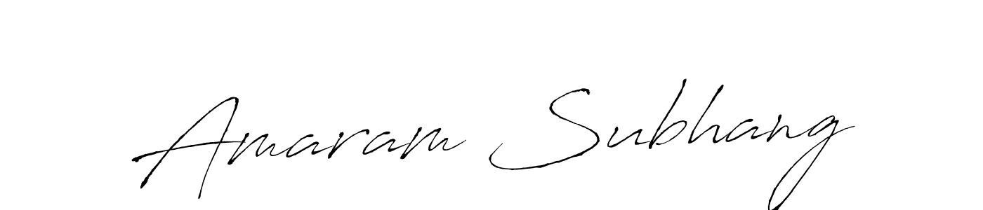 Also You can easily find your signature by using the search form. We will create Amaram Subhang name handwritten signature images for you free of cost using Antro_Vectra sign style. Amaram Subhang signature style 6 images and pictures png