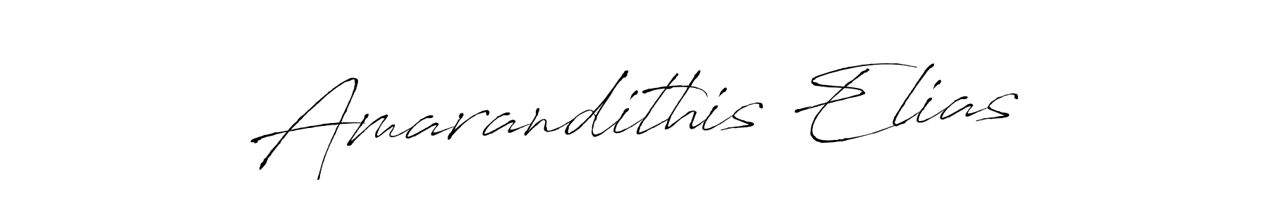 Amarandithis Elias stylish signature style. Best Handwritten Sign (Antro_Vectra) for my name. Handwritten Signature Collection Ideas for my name Amarandithis Elias. Amarandithis Elias signature style 6 images and pictures png