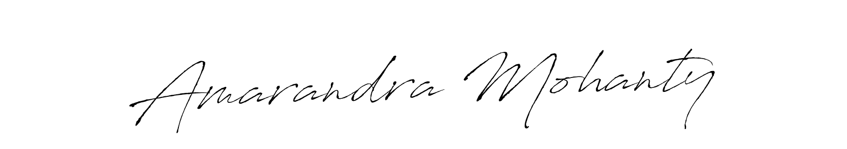 Make a beautiful signature design for name Amarandra Mohanty. With this signature (Antro_Vectra) style, you can create a handwritten signature for free. Amarandra Mohanty signature style 6 images and pictures png