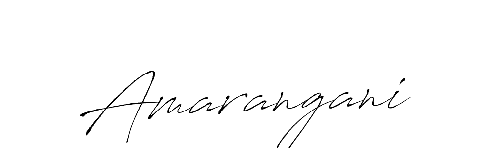 You should practise on your own different ways (Antro_Vectra) to write your name (Amarangani) in signature. don't let someone else do it for you. Amarangani signature style 6 images and pictures png