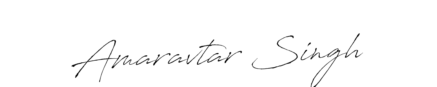 Design your own signature with our free online signature maker. With this signature software, you can create a handwritten (Antro_Vectra) signature for name Amaravtar Singh. Amaravtar Singh signature style 6 images and pictures png