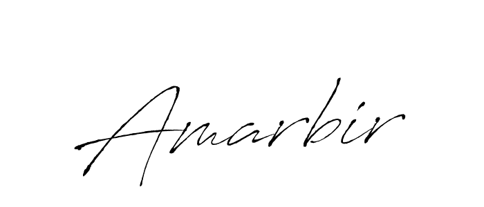 Make a beautiful signature design for name Amarbir. With this signature (Antro_Vectra) style, you can create a handwritten signature for free. Amarbir signature style 6 images and pictures png