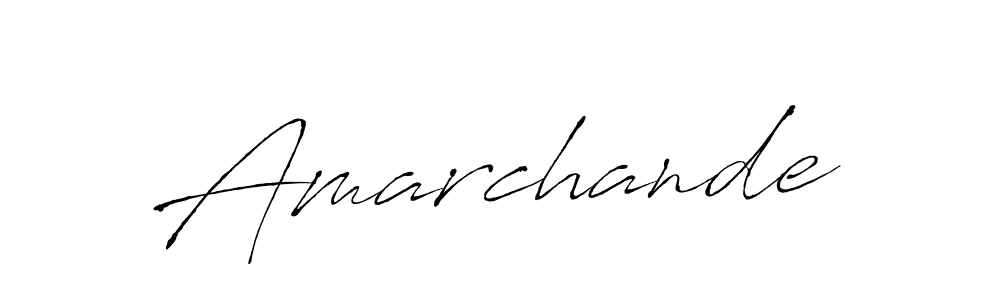 Create a beautiful signature design for name Amarchande. With this signature (Antro_Vectra) fonts, you can make a handwritten signature for free. Amarchande signature style 6 images and pictures png