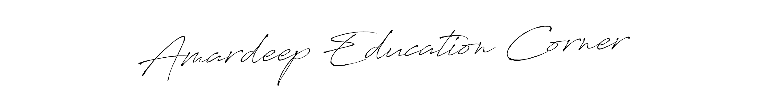 Make a beautiful signature design for name Amardeep Education Corner. Use this online signature maker to create a handwritten signature for free. Amardeep Education Corner signature style 6 images and pictures png