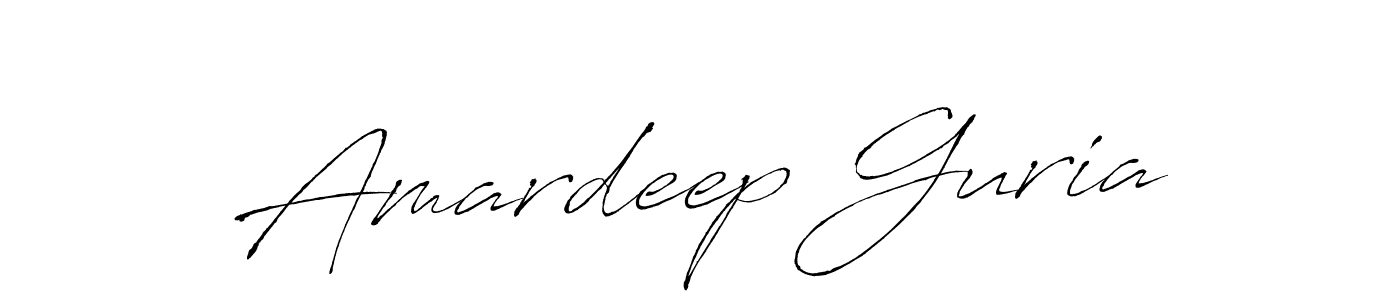 How to make Amardeep Guria name signature. Use Antro_Vectra style for creating short signs online. This is the latest handwritten sign. Amardeep Guria signature style 6 images and pictures png