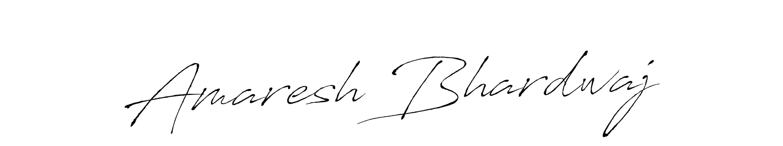 Make a beautiful signature design for name Amaresh Bhardwaj. With this signature (Antro_Vectra) style, you can create a handwritten signature for free. Amaresh Bhardwaj signature style 6 images and pictures png