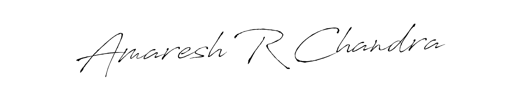 Create a beautiful signature design for name Amaresh R Chandra. With this signature (Antro_Vectra) fonts, you can make a handwritten signature for free. Amaresh R Chandra signature style 6 images and pictures png