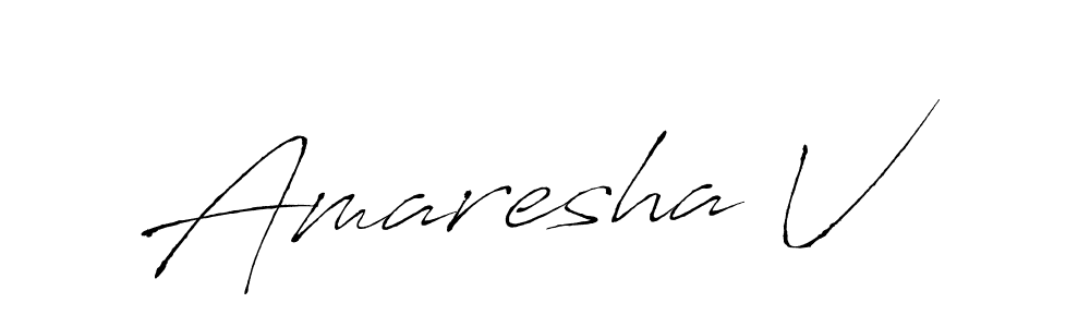 You can use this online signature creator to create a handwritten signature for the name Amaresha V. This is the best online autograph maker. Amaresha V signature style 6 images and pictures png